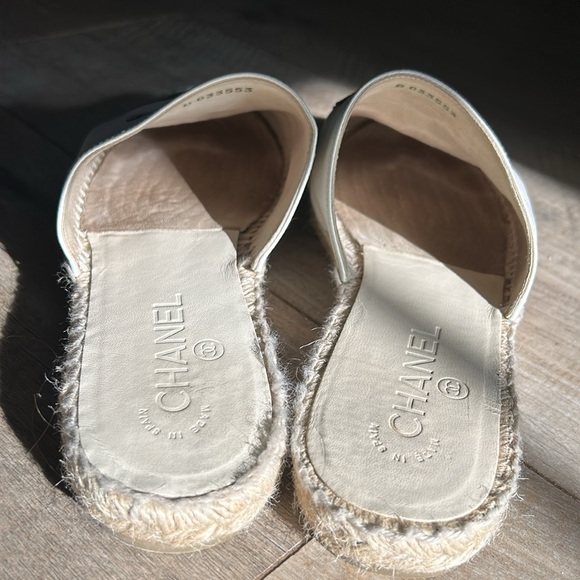 Authentic Chanel mule espadrilles- excellent condition size 40 - Picture 6 of 10